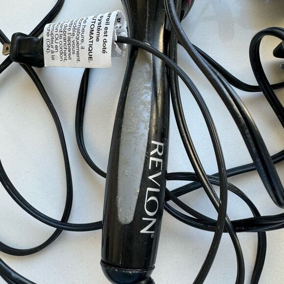 Set of Two Revlon Curling Iron Crimper Hair Styling Tool Low Heat Gray Plated - Picture 2 of 6